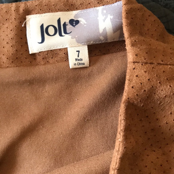 Jolt faux suede skirt size 7 - Picture 2 of 4